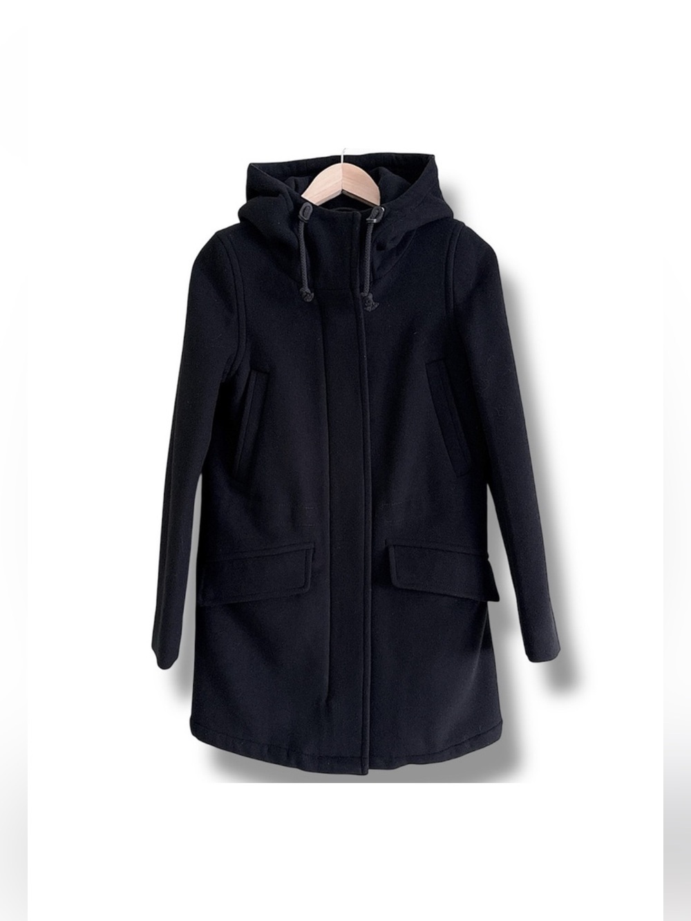 Aritzia Wilfred Free Wool Cashmere Coat Black Size XS